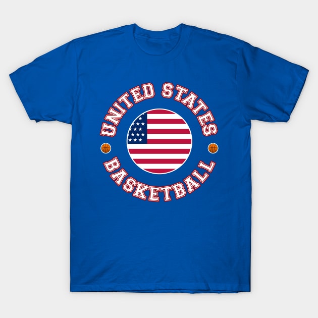 USA Basketball T-Shirt by CulturedVisuals